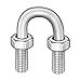 Chicago Hardware U-BoltsZinc #028 1/2" X 4-1/2" X 6" (50113 2)