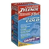Children's Tylenol Cold Liquid, Grape Flavor