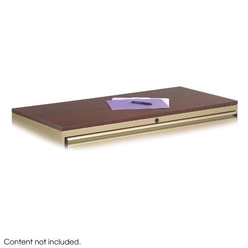 Safco Lateral File Top - Mahogany