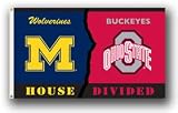 Michigan Wolverines / Ohio State Buckeyes Rivalry 3'x5' Flag - COLLEGE ATHLETICS Sports Merchandise