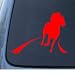 RACE HORSE - Car, Truck, Notebook, Vinyl Decal Sticker #1288 | Vinyl Color: Red