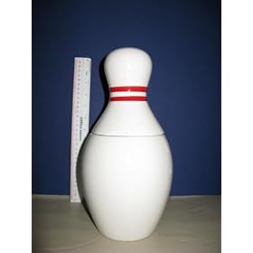 Luminarc Bowling Night Bowling Pin Cookie Jar by Luminarc Mikasa