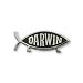 Darwin Fish Lapel Pin (silver)