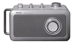 Teac R-1 W/PE UKW/MW-Tuner (Audio-Eingang, Kopfhörer, 1,5 Watt) weiß
