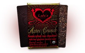 Lulu's Chocolate Bar, Aztec Crunch, 1 Ounce