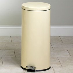 CLINTON ROUND WASTE RECEPTICALS 32 QT beige Item# TR-32B