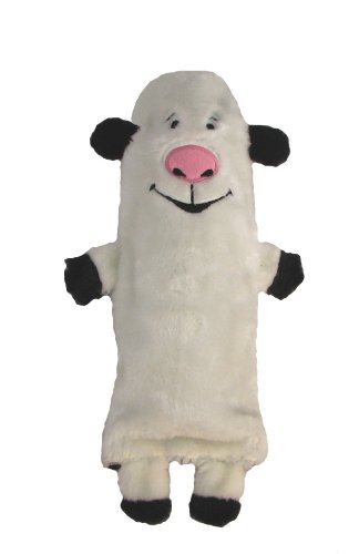 Kyjen Plush Puppies Water Bottle Buddy Sheep Dog Toy