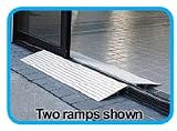 Wheelchair Ramp | Aluminum Threshold Ramp: Height and Length - 4 High x 22 Long