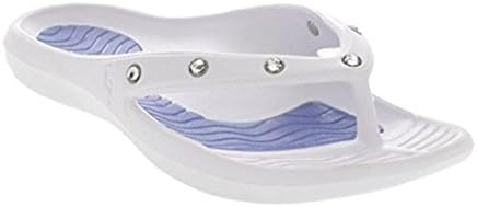 Tony Little Cheeks Healthy Lifestyle Sandal Jeweled White 9M US