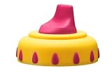 bibi Non-Spill Training spout attachment for wide neck bottle BPA FREE, pink