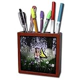 WhiteOak Art Designs Fairy Prints - Beauty Fairy representing beauty - Tile Pen Holders-5 inch tile pen holder