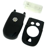 SOLID BLACK CELL PHONE COVER HARD CASE PROTECTOR (WITH REMOVABLE BELT CLIP) for UTStarcom G' zOne Type S