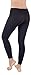 Sexy Basics Womens Ultra Soft Cotton Stretch Full Length Footless Leggings Skinny Pant Tights | Multi Packs & Colors