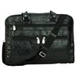 Embassy Italian Stone Alligator Grain Design Leather Briefcase with Two Handles Embassy Italian Stone Alligator Grain Design Leather Briefcase with Two Handles
