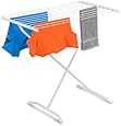 Honey-Can-Do DRY-01227 X-Frame Metal Folding Drying Rack, White