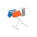 Honey-Can-Do DRY-01227 X-Frame Metal Folding Drying Rack, White