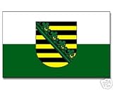  : 2er Pack Sachsen  Fahne Flagge 90 * 150 cm
