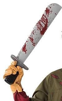 Friday the 13th Jason Voorhees Costume Weapon Machete Adult Standard