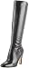 Nine West Women’s Aggy Knee-High Boot,Black Leather,7 M US