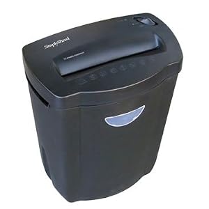 SimplyShred 10-sheet Office Crosscut Credit Card, Staples, Paper Shredder by SimplyShred
