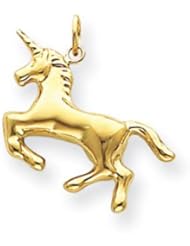 14k Gold Unicorn Charm