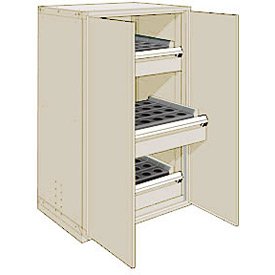 3 Drawer Tool Storage 36Wx24Dx60H Beige