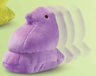 Peeps Pull Back Chick Purple