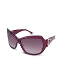 Marc Jacobs Signature Horsebit Plastic Oversized Sunglasses burgundy/shaded pink