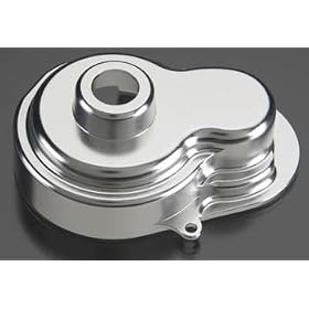 Golden Horizons Gear Box Housing, Silver: Stampede, Rustler, Slash from Traxxas RTR Electric Trucks