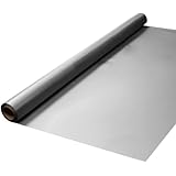 Party Essentials Plastic Banquet Table Roll, 40" x 100', Silver