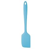 Silikon Teigschaber 28 cm lang, blau, 260° hitzebeständig – Silikon Kochzubehör und Küchenhelfer von Original Gerti Gundel
