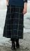 Wool Challis Tartan Skirt