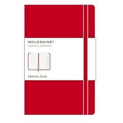 Moleskine Address Book Large Large, Hard Red (Moleskine Legendary Notebooks)
