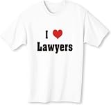 I Love/Heart Lawyers Youth T-Shirt (for Kids) in Various Colors