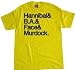 A-Team Hannibal & B.A. & Face & Murdock Yellow T-Shirt