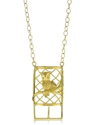 Phillips Frankel "Memory Cork" Wise Owl Cork Holder Necklace