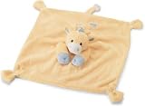 Gund - Tender Beginnings - Blue Giraffe - Satineesnugs - 12 Lovie Blankie