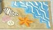 SEA SHELL ocean BATH MAT rug Starfish sand dollar NEW