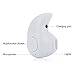 Mini Smallest PChero Wireless Invisible Headphones Headset Earphones Earbuds with Mic For iPhone, iPad, Sony, HTC and Most Bluetooth Smartphones, Perfect for Using at Work Office - [White]