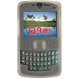 Motorola Q9M Silicone Skin Case (Covered D-Pad) (Smoke)