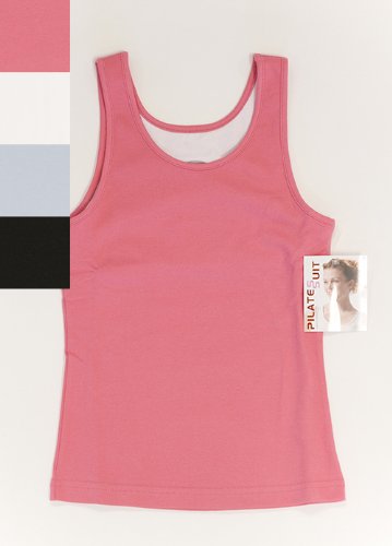 Pilates Suit Womens Classic Exercise Workout Tank Top With Bra