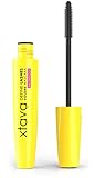 XTAVA Define Lashes Volumizing Waterproof Mascara (Black) - Long-wear Formula with Easy-On Easy-Off Technology (TM) - Fiber Thickening & Lash Lengthen