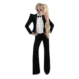 Rubie’s Costume Co Women’s Lady Gaga Tuxedo Costume, Black, Standard Picture