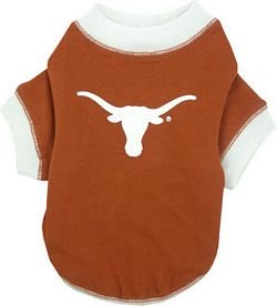 Texas Longhorns SM pet dog tee shirt 8-12