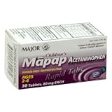 CHILDRENS NON ASPIRIN MELTAWAYS GRAPE 30/BOX