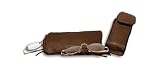 David King Co 444C Double Eyeglass Case Cafe- Cafe