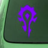 WORLD OF WARCRAFT HORDE PVP - WOW - 6 PURPLE - Vinyl Decal Window Sticker