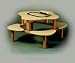 Play Table in Maple Trim Color: Black