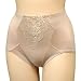  : Jasmin 2 PK $36 Brown Satin Tummy Short SHAPER #3622 sz S