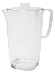 Zak Designs 2-Quart Square Polycarbonate Pitcher with Lid
